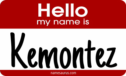 Hello my name is Kemontez png download