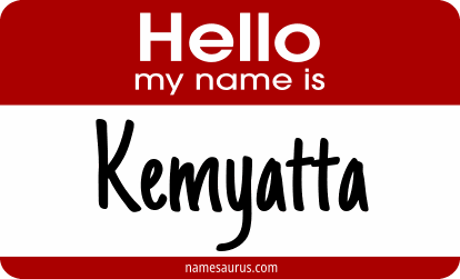 Hello my name is Kemyatta png download