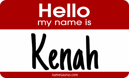 Hello my name is Kenah png download