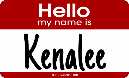 Hello my name is Kenalee png download