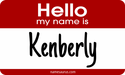 Hello my name is Kenberly png download