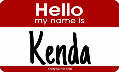 Hello my name is Kenda png download