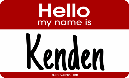 Hello my name is Kenden png download