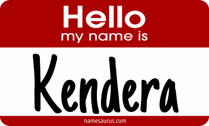 Hello my name is Kendera png download