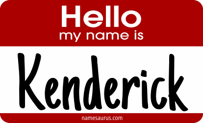 Hello my name is Kenderick png download