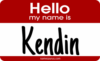 Hello my name is Kendin png download