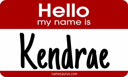 Hello my name is Kendrae png download