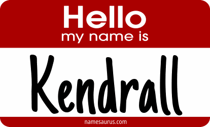 Hello my name is Kendrall png download