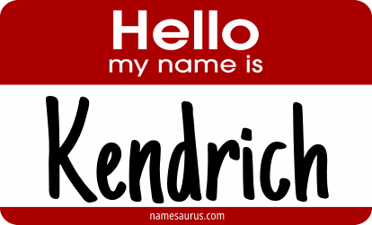 Hello my name is Kendrich png download