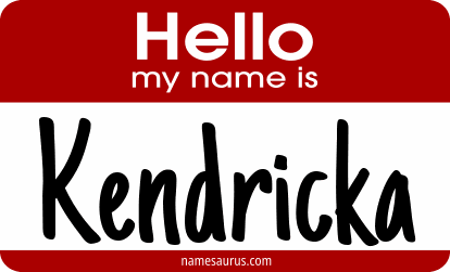 Hello my name is Kendricka png download