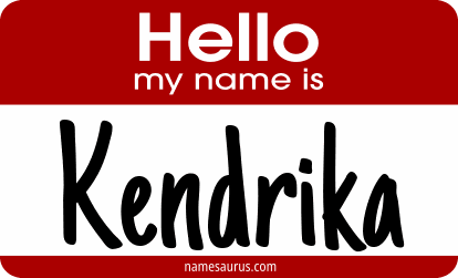 Hello my name is Kendrika png download