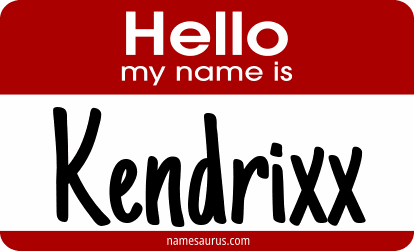 Hello my name is Kendrixx png download