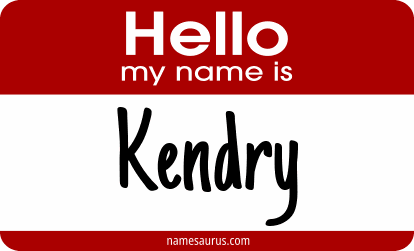 Hello my name is Kendry png download