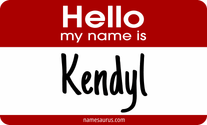 Hello my name is Kendyl png download