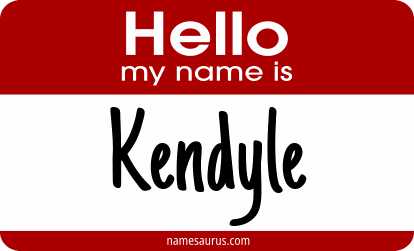 Hello my name is Kendyle png download