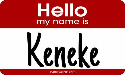 Hello my name is Keneke png download
