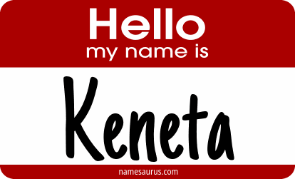 Hello my name is Keneta png download