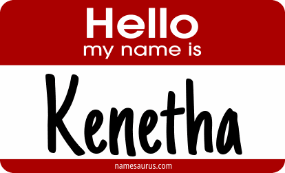 Hello my name is Kenetha png download