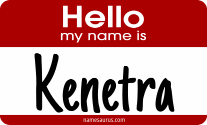 Hello my name is Kenetra png download