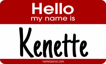 Hello my name is Kenette png download