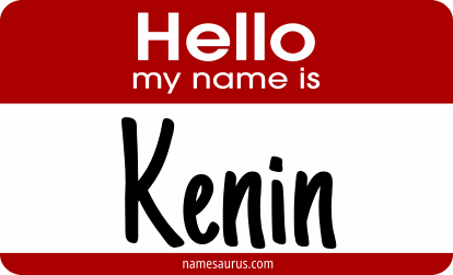 Hello my name is Kenin png download