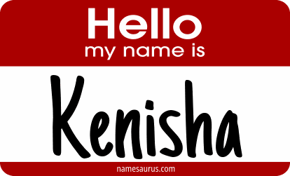Hello my name is Kenisha png download