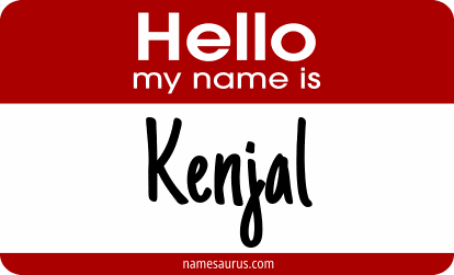 Hello my name is Kenjal png download