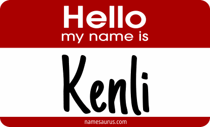 Hello my name is Kenli png download