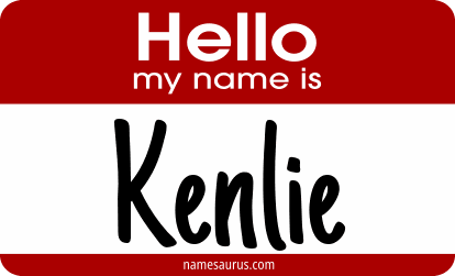 Hello my name is Kenlie png download