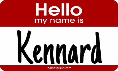 Hello my name is Kennard png download