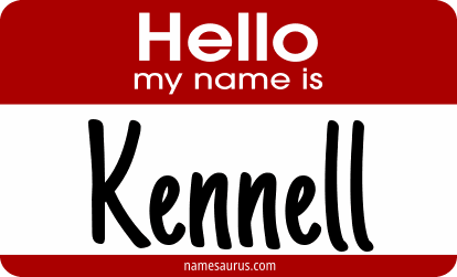 Hello my name is Kennell png download