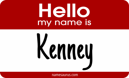 Hello my name is Kenney png download