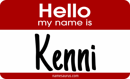 Hello my name is Kenni png download