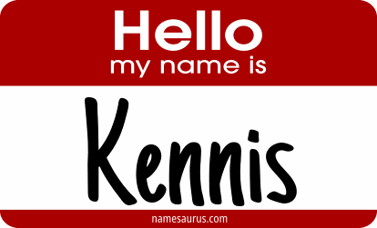 Hello my name is Kennis png download