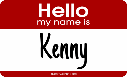 Hello my name is Kenny png download