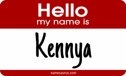 Hello my name is Kennya png download