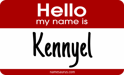 Hello my name is Kennyel png download
