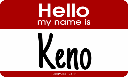 Hello my name is Keno png download