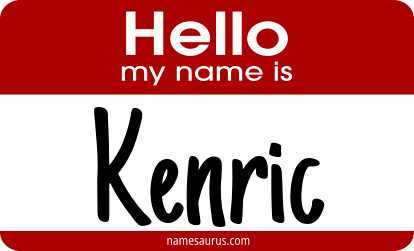 Hello my name is Kenric png download