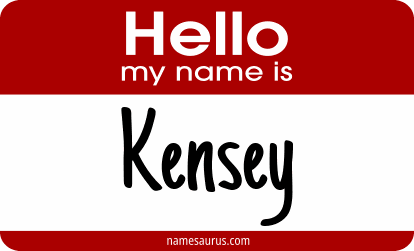 Hello my name is Kensey png download