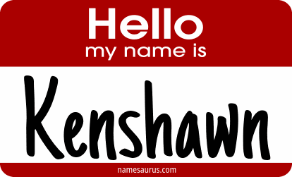 Hello my name is Kenshawn png download