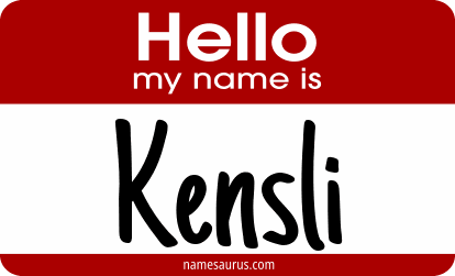 Hello my name is Kensli png download