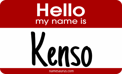Hello my name is Kenso png download