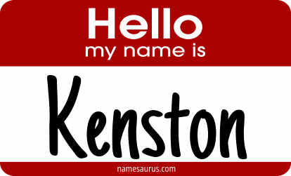 Hello my name is Kenston png download
