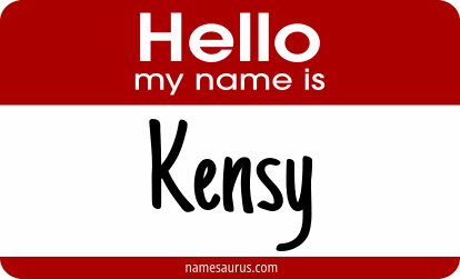 Hello my name is Kensy png download