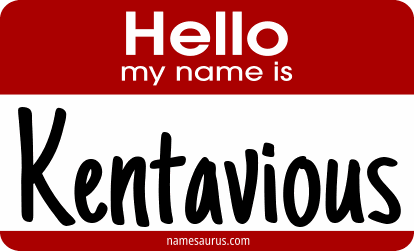 Hello my name is Kentavious png download