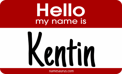Hello my name is Kentin png download