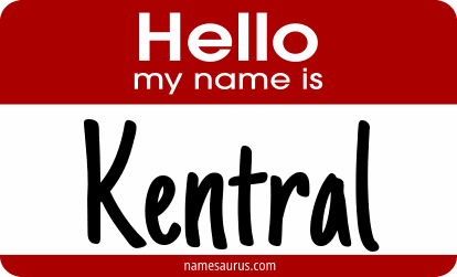 Hello my name is Kentral png download