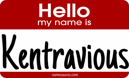 Hello my name is Kentravious png download