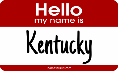 Hello my name is Kentucky png download